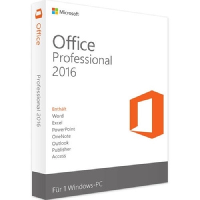 Caixa varejo do profissional 2016 de Microsoft Office