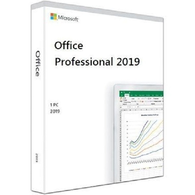 Caixa profissional do retalho de Microsoft Office 2019 DVD